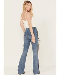 Idyllwind Women's Carlyle Place High Risin' Fringe Bootcut Jeans