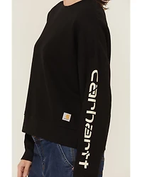 Carhartt Women's TENCEL™ Fiber Series Loose Fit Long Sleeve Graphic Sweatshirt