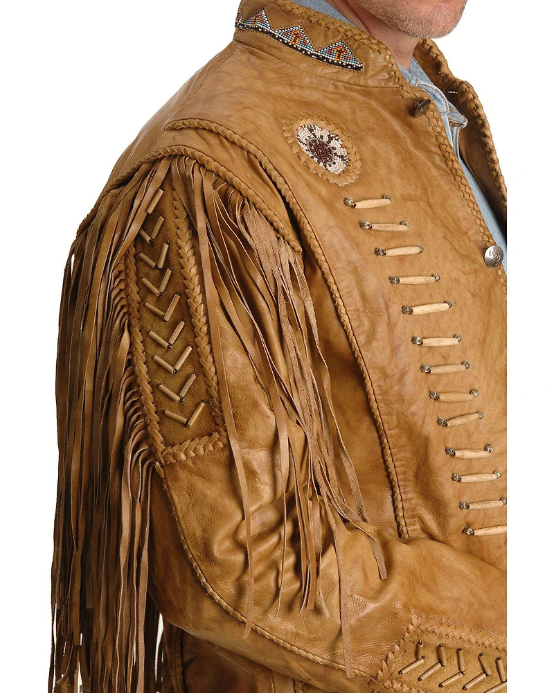 Kobler Zapata Fringed Leather Jacket