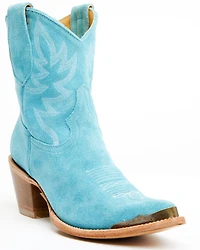 Idyllwind Women's Wheels Suede Fashion Western Booties - Round Toe