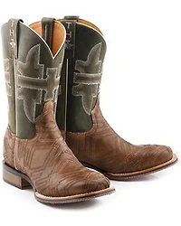 Tin Haul Men's I'm Stitches Cowboy Heritage Western Boots - Broad Square Toe