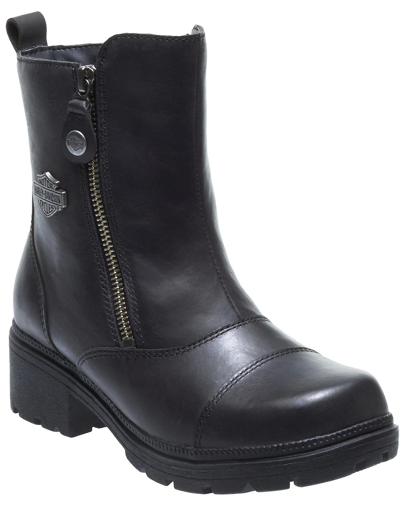 Harley Davidson Women's Amherst Moto Boots - Round Toe