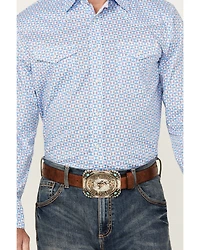 Wrangler 20X Men's Geo Print Long Sleeve Snap Stretch Western Shirt