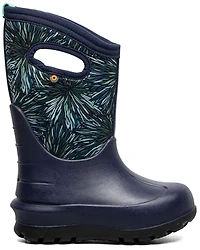 Bogs Girls' Neo Classic Firework Floral Print Waterproof Boots - Round Toe
