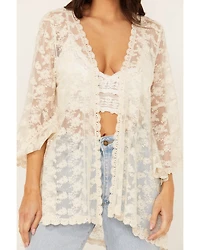 Cotton & Rye Women's Lace Kimono