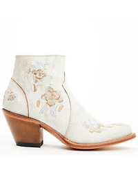 Shyanne Women's Carine Crackadela Floral Western Fashion Booties - Round Toe
