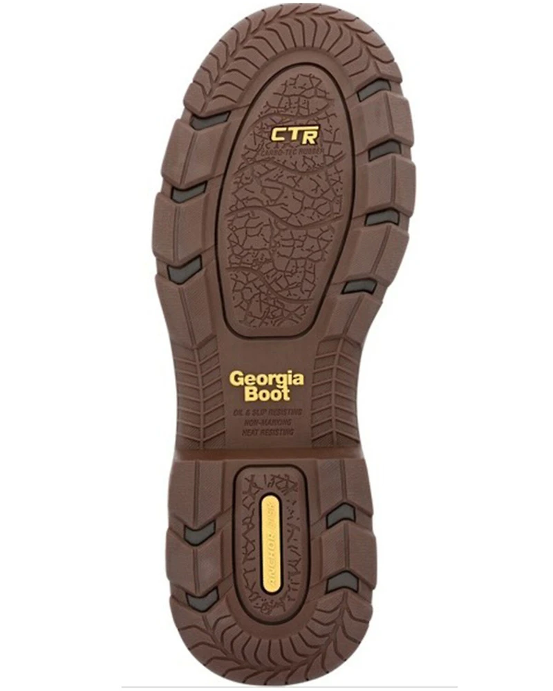 Georgia Boot Men's Athens Superlyte Waterproof Wellington Pull On Safety - Moc toe