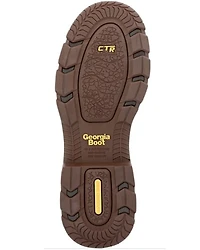 Georgia Boot Men's Athens Superlyte Waterproof Wellington Pull On Safety - Moc toe