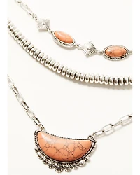 Shyanne Women's Stone Statement Layered Necklace