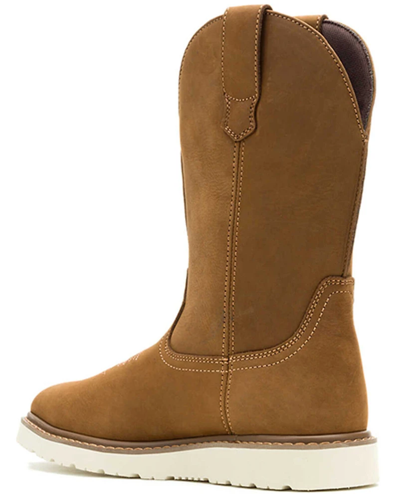 Wolverine Men's Bronc Wedge Pull-On Wellington Work Boots - Steel Toe
