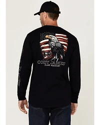 Cody James Men's FR Eagle Long Sleeve Graphic T-Shirt