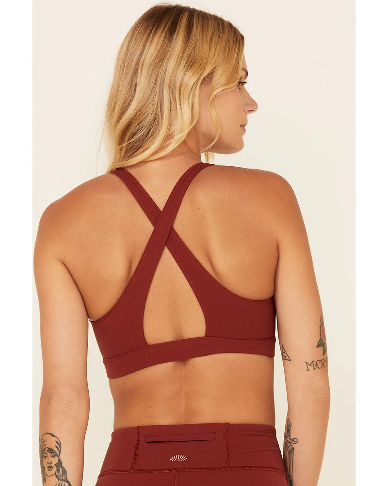 Shyanne Women's Solid Riding Sports Bra