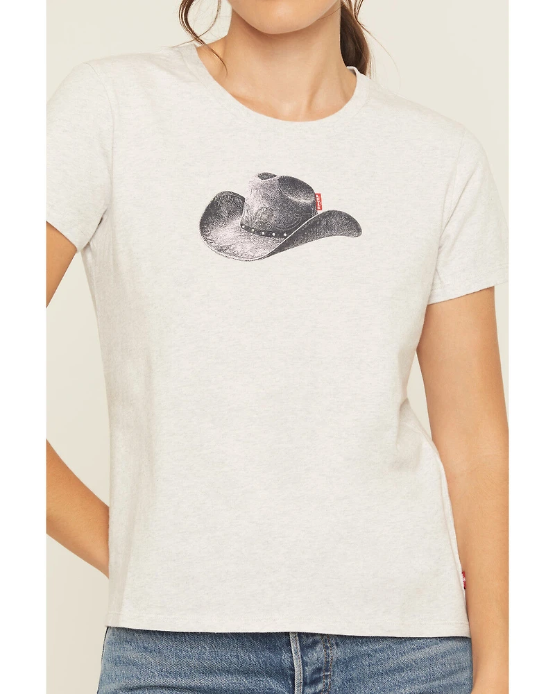 Levi's Women's Cowboy Hat Short Sleeve Graphic Tee