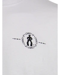 Cowboy Up Men's or Shut Short Sleeve Graphic T-Shirt