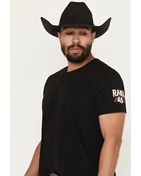 RANK 45® Men's Buckle Up Short Sleeve Graphic T-Shirt