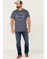 Brothers and Sons Men's Twisted Slub Skull Graphic T-Shirt