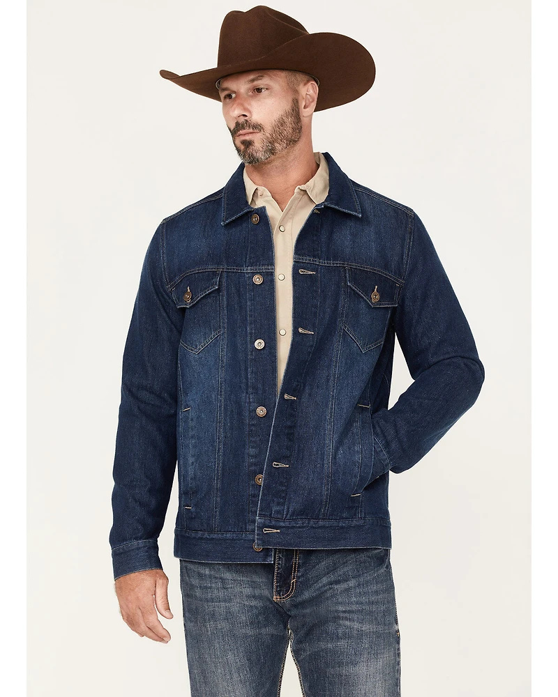 Cody James Men's Coasting Medium Wash Unlined Denim Jacket