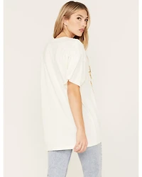 Cleo + Wolf Women's Nature Vibes Oversized Graphic Tee