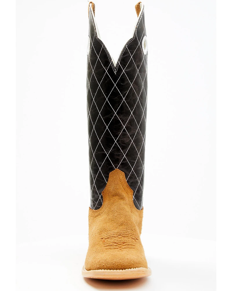 Hondo Boots Men's Roughout Western - Broad Square Toe