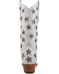 Black Star Women's Marfa Inlay Studded Western Boots - Snip Toe