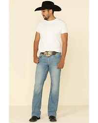 Cody James Men's Hamshackle Wash Duke Relaxed Bootcut Stretch Denim Jeans