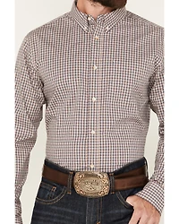 Cody James Men's Rowdy Plaid Print Long Sleeve Button-Down Western Shirt