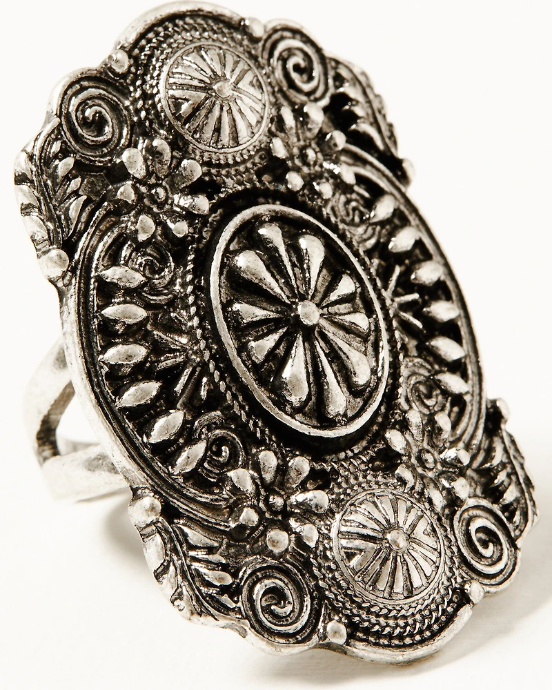 Shyanne Women's Luna Bella Floral Statement Ring