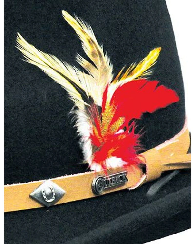 Outback Trading Co. Men's Wide Open Spaces UPF50 Crushable Felt Western Fashion Hat