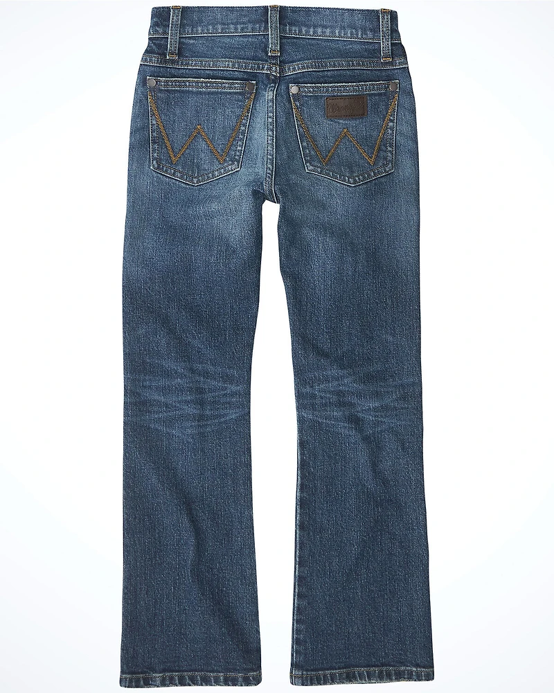 Wrangler Retro Little Boys' Whitley Slim Bootcut Stretch Denim Jeans