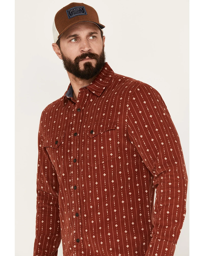 Pendleton Men's Corduroy Long Sleeve Western Snap Shirt