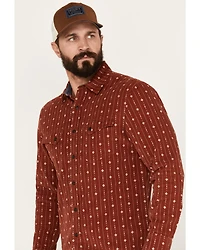 Pendleton Men's Corduroy Long Sleeve Western Snap Shirt