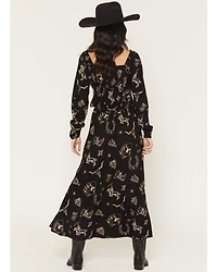 Idyllwind Women's Lutie Conversational Print Midi Skirt