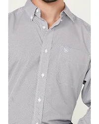 Ariat Men's Wes Geo Print Long Sleeve Button-Down Western Shirt
