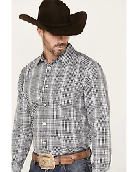Gibson Men's Wallace Plaid Print Long Sleeve Button-Down Western Shirt
