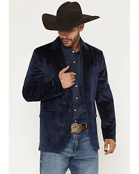 Rock & Roll Denim Men's Paisley Velvet Modern Fit Sportcoat