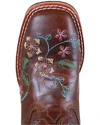 Smoky Mountain Girls' Floralie Western Boots - Square Toe