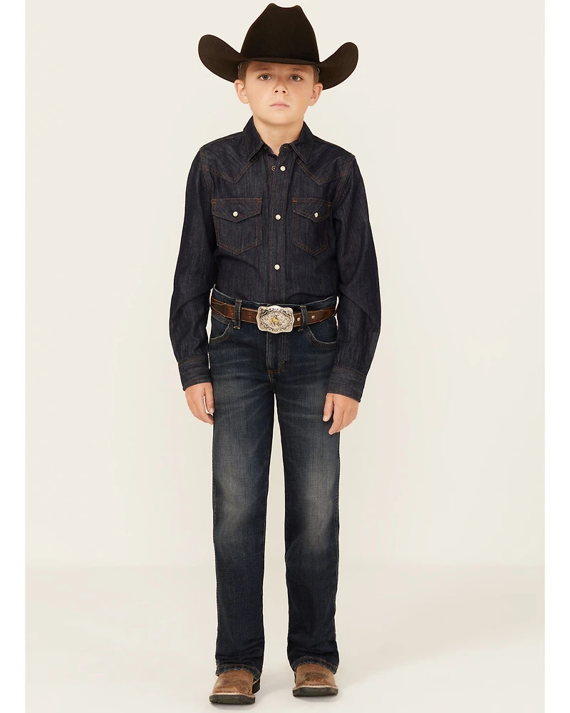 Wrangler Retro Boys' Slim Bootcut Stretch Denim Jeans