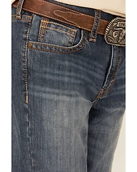 Cody James Boys' Wolfstooth Relaxed Bootcut Stretch Denim Jeans