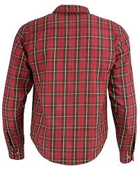 Milwaukee Performance Men's Aramid Reinforced Checkered Flannel Biker Shirt - Big & Tall