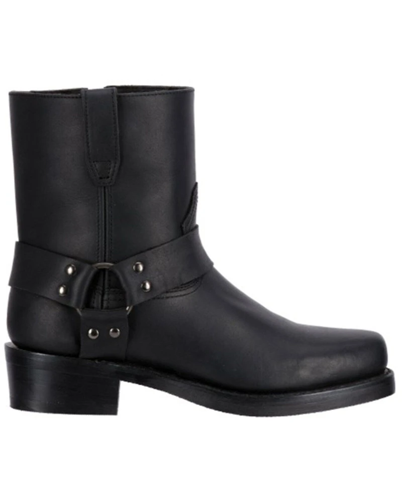 Dingo Rev Up Zipper Motorcycle Boots - Square Toe