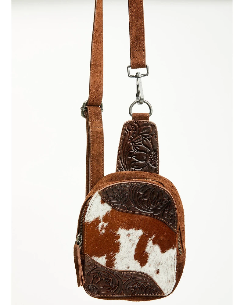 Shyanne Women's Hallie Hairon Crossbody Sling Bag