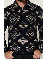Cody James Men's Roy Southwestern Print 1/4 Snap Fleece Pullover