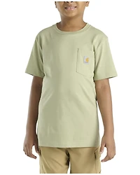 Carhartt Little Boys' Solid Short Sleeve Pocket T-Shirt