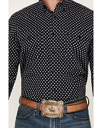 Roper Men's Amarillo Geo Print Long Sleeve Button-Down Western Shirt