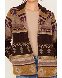 Shyanne Women's Southwestern Print Blazer Shacket