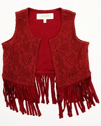 Shyanne Toddler Girls' Lace Fringe Vest