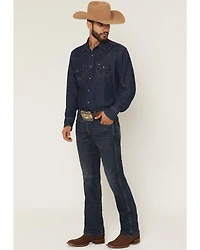 Wrangler Retro Men's 77MWZ Dark Wash Slim Bootcut Stretch Denim Jeans