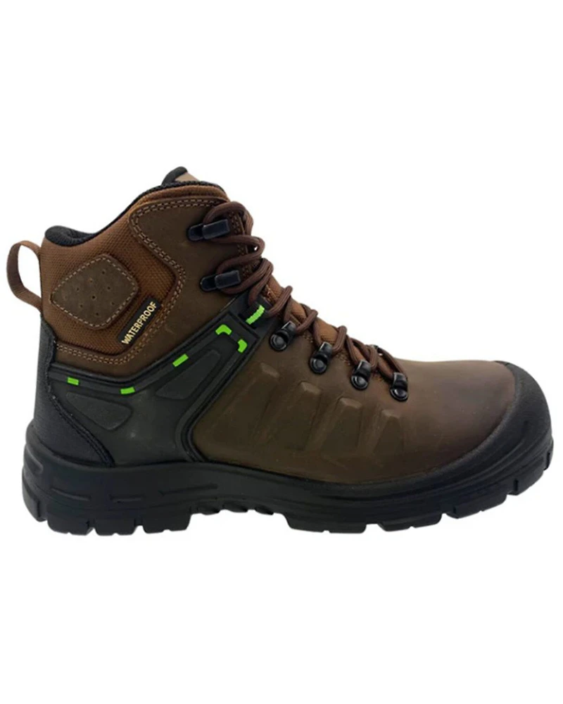 AdTec Men's 6" Waterproof Work Boots - Composite Toe