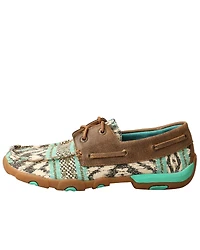 Twisted X Women's Canvas Boat Shoe Driving Mocs