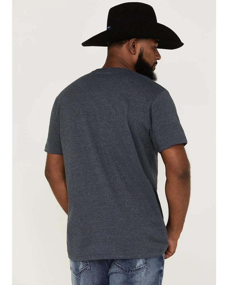 RANK 45® Men's Roper Circle Logo Short Sleeve Graphic T-Shirt